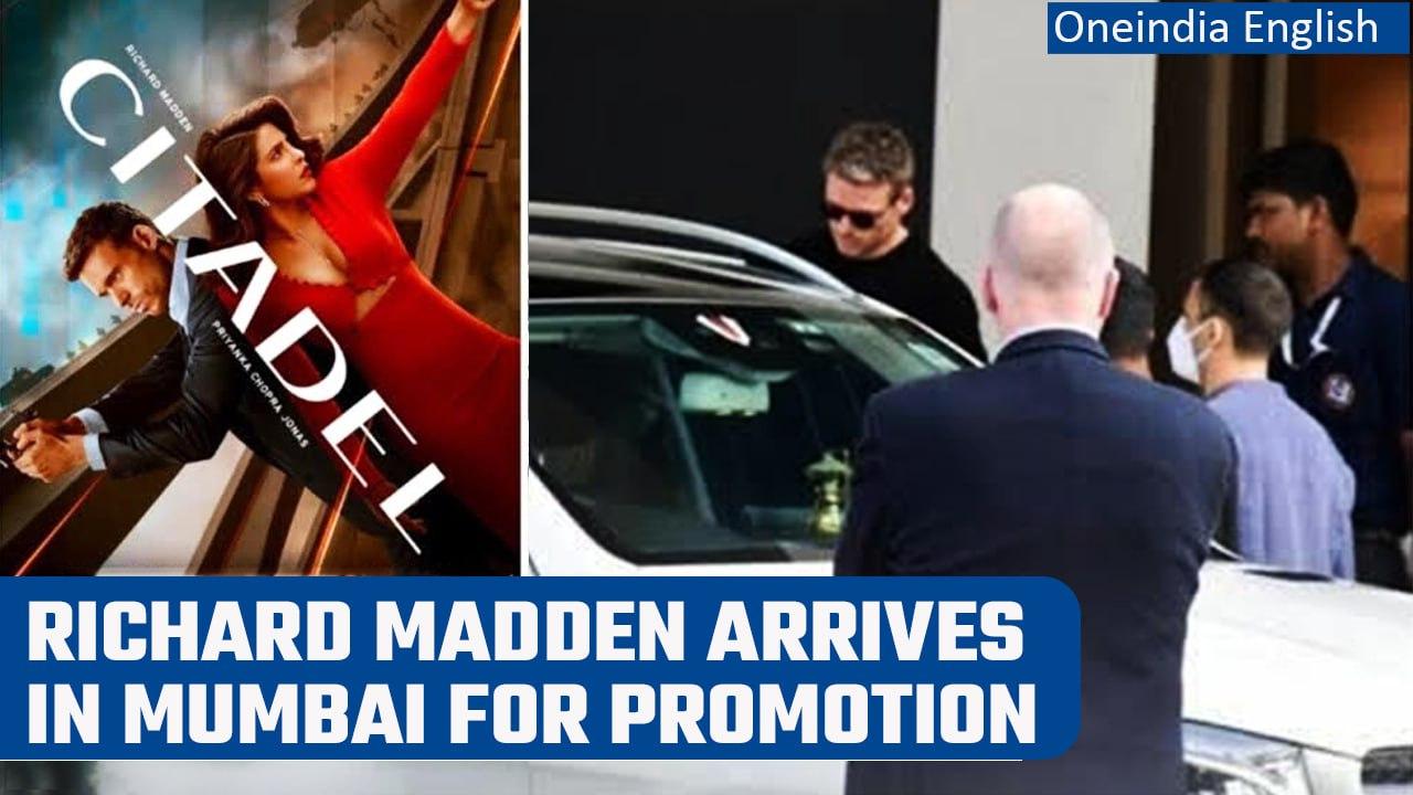 Richard Madden arrives in Mumbai for Citadel promotions with Priyanka Chopra | Oneindia News