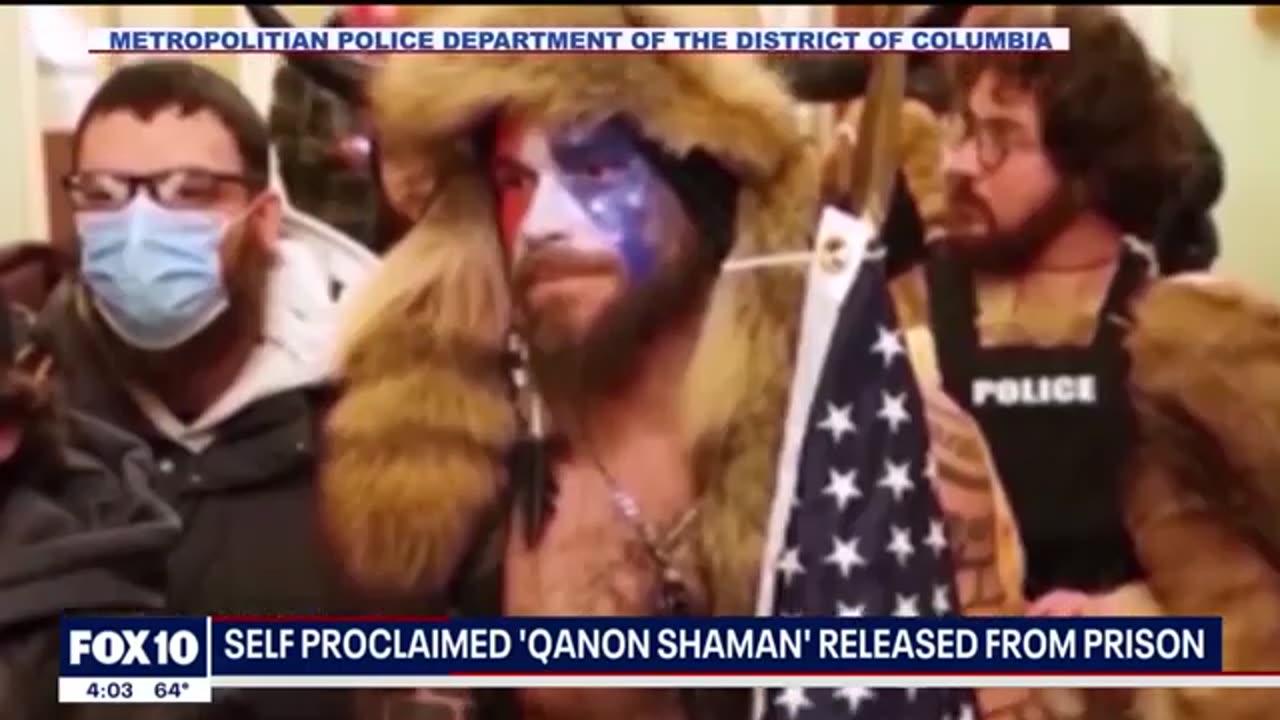 BOOM! 'QAnon Shaman' Jacob Chansley has now been released from prison early