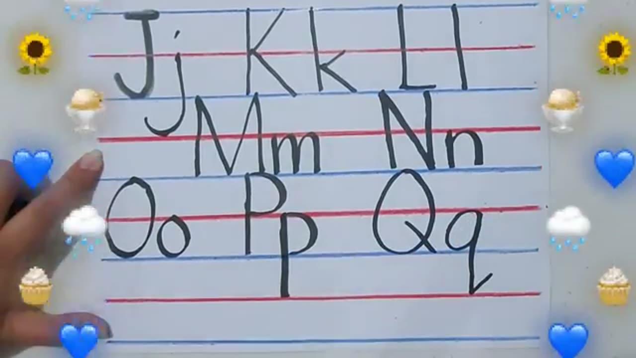 How to write letter of Alphabet One News Page VIDEO