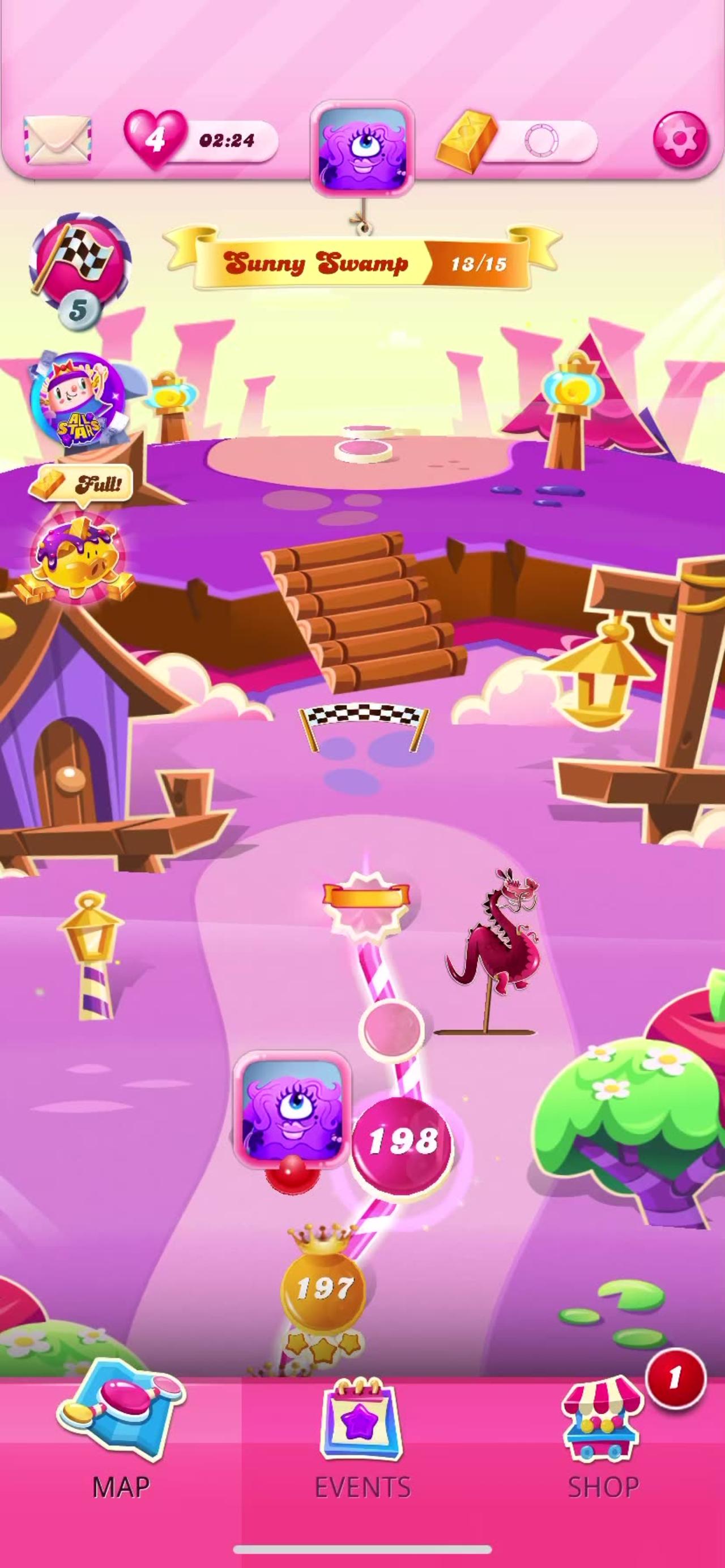 Candy Crush Saga Level 198 One News Page VIDEO