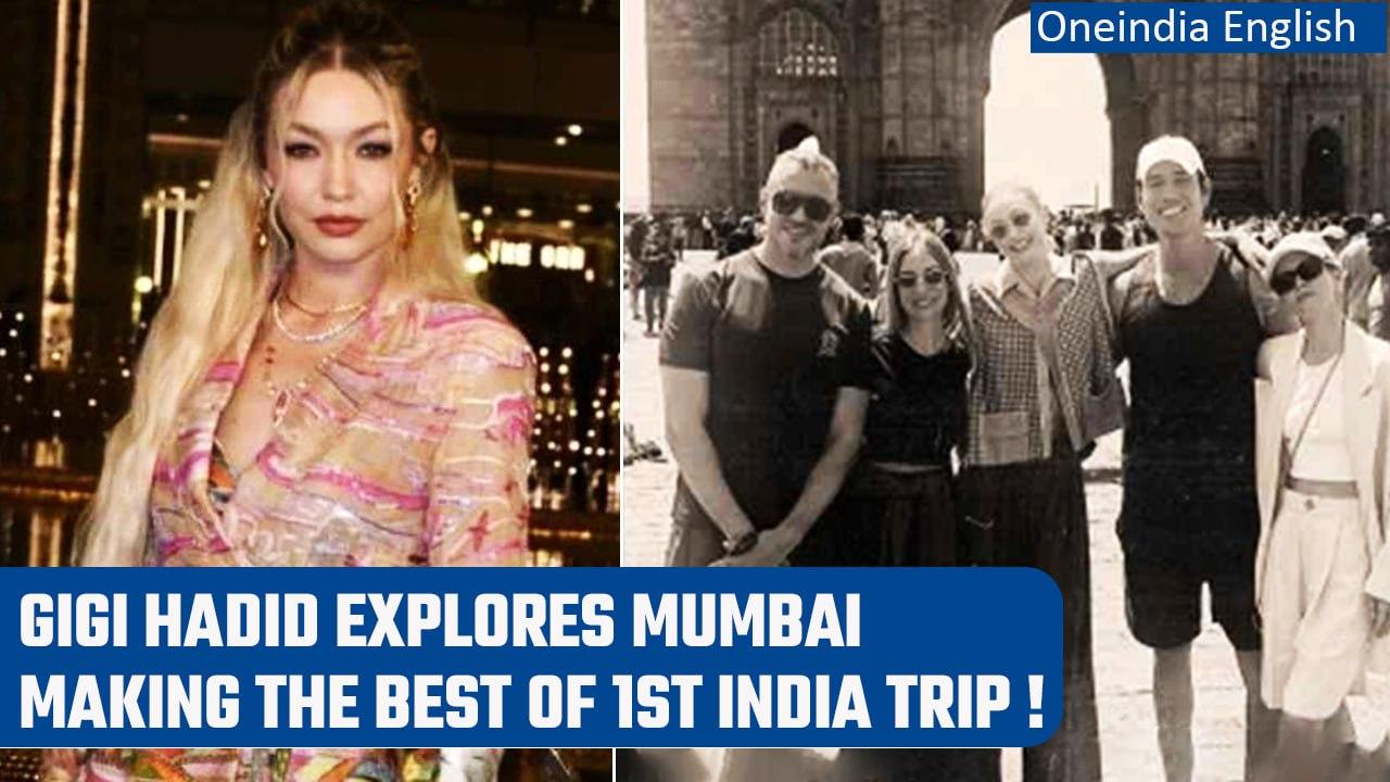 Gigi Hadid explores CSMT Station, Gateway of India, During India Trip For NMACC | Oneindia News