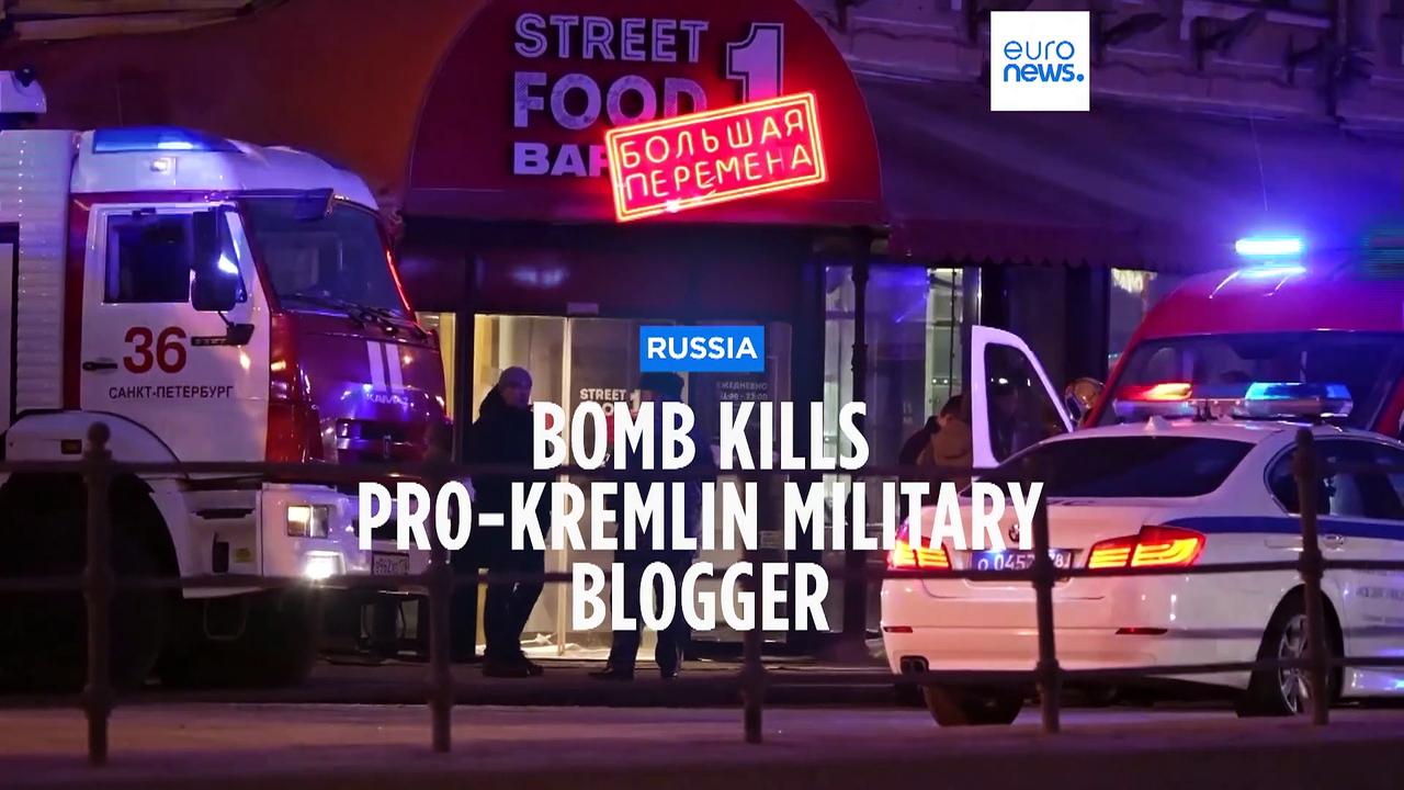 Moscow blames Ukraine for bomb that killed pro-Russian blogger