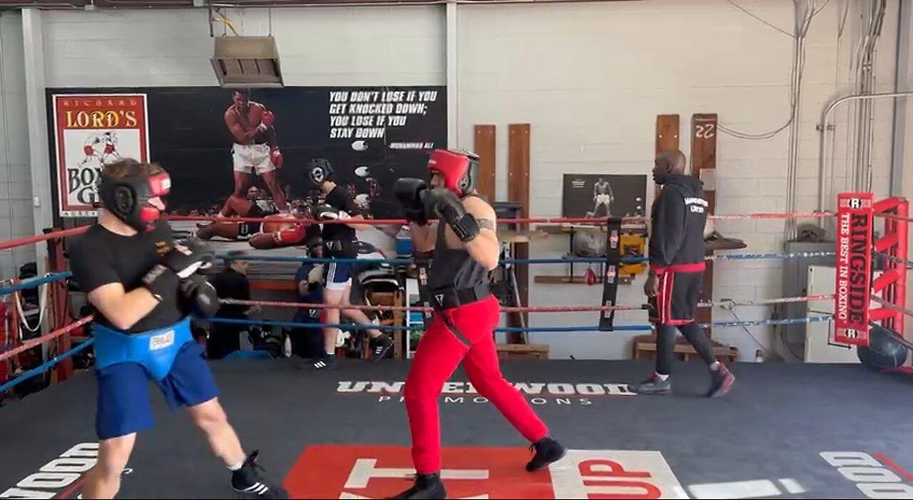 Boxing sparring One News Page VIDEO