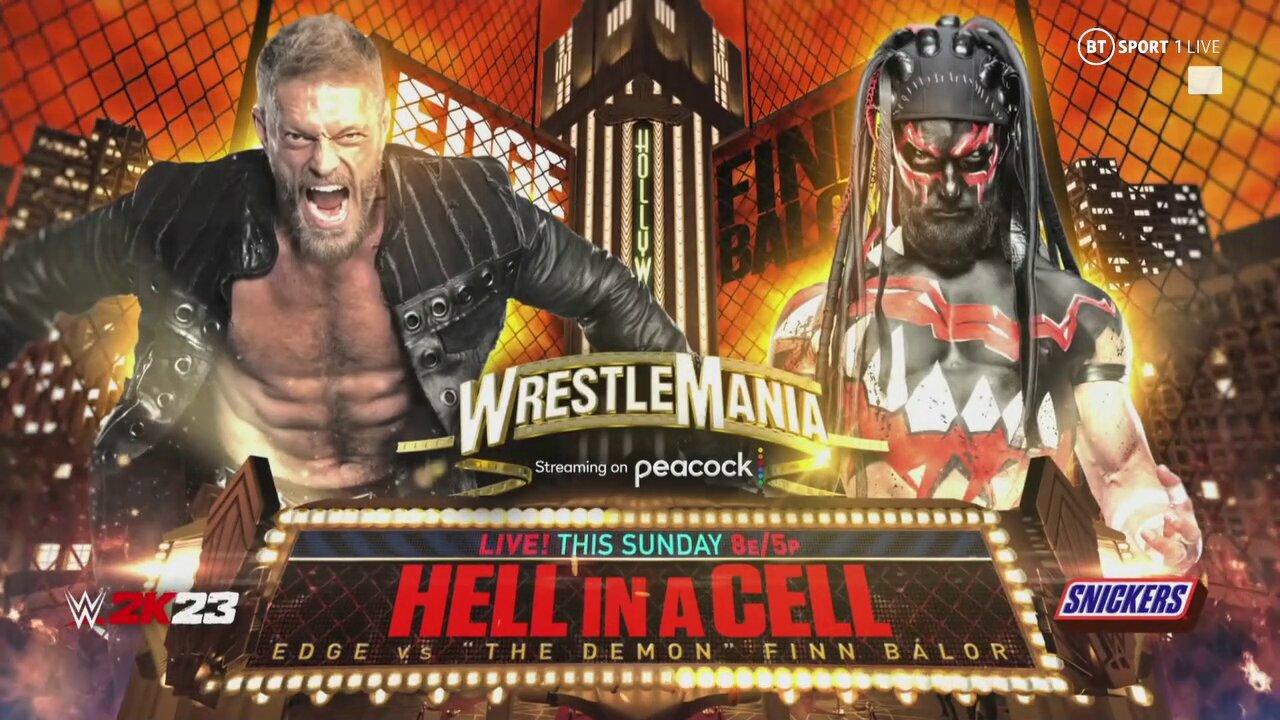 Hell In A Cell Match | Edge vs Finn Bálor | WWE WrestleMania 2023