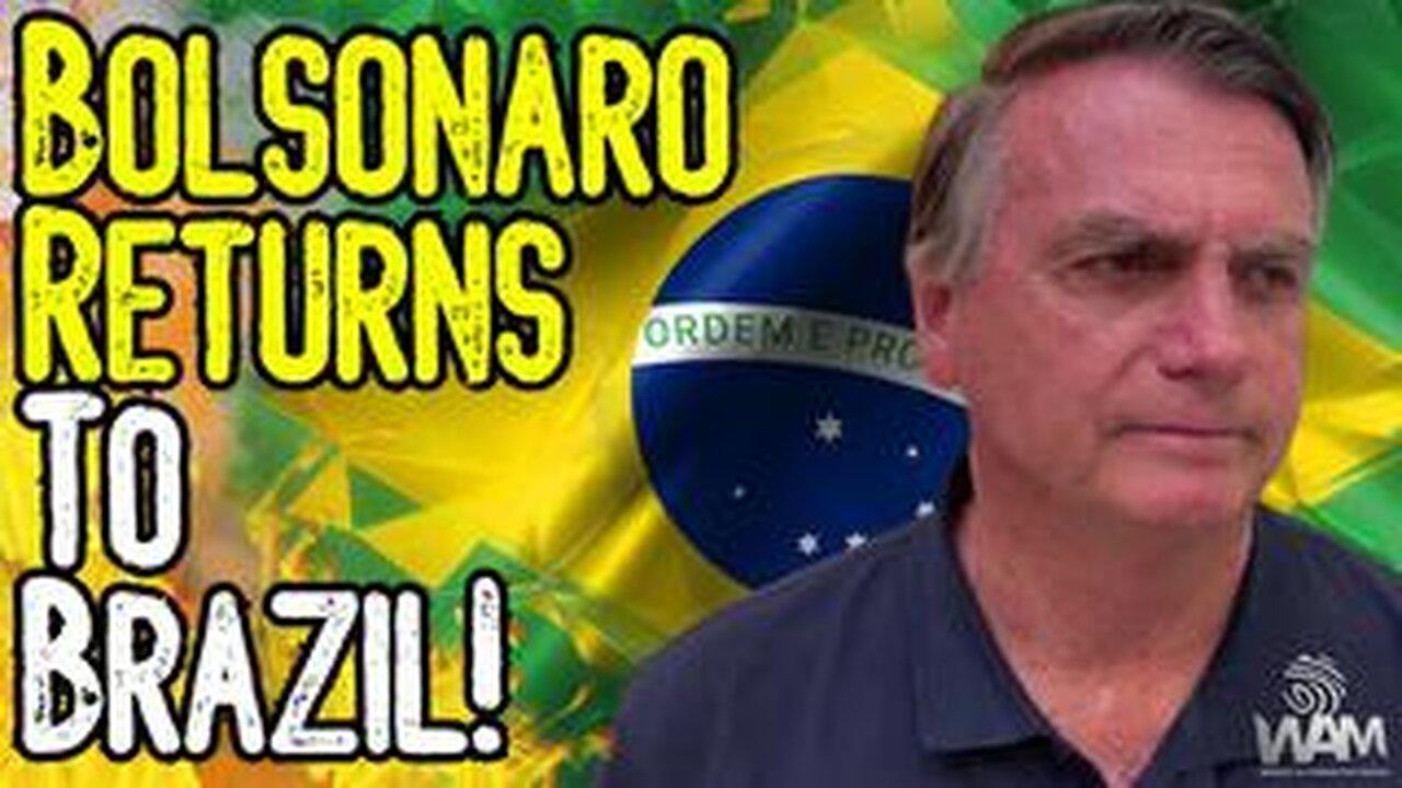 Breaking! Bolsonaro Returns to Brazil! - Faces Imprisonment! - Mass Protests Expected!