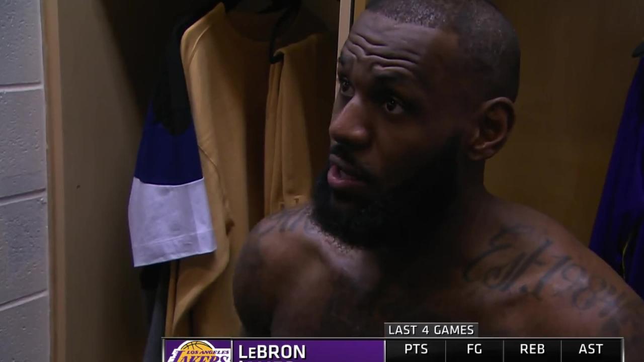 Lebron James  praises AD for his play and hopes they continue this going further.