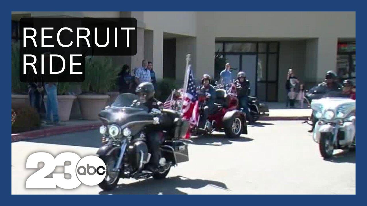 Bakersfield Recruit Ride sends off military recruits