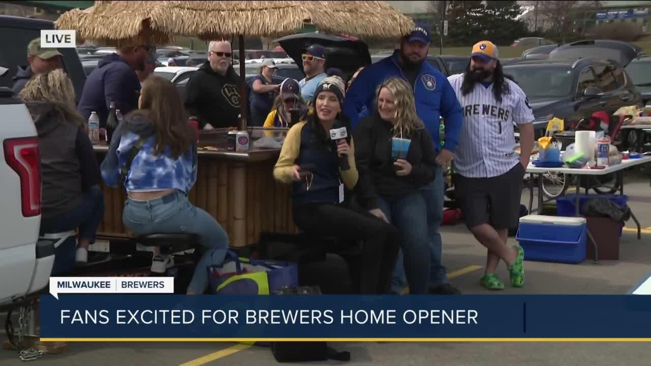 Fans excited for Brewers home opener One News Page VIDEO