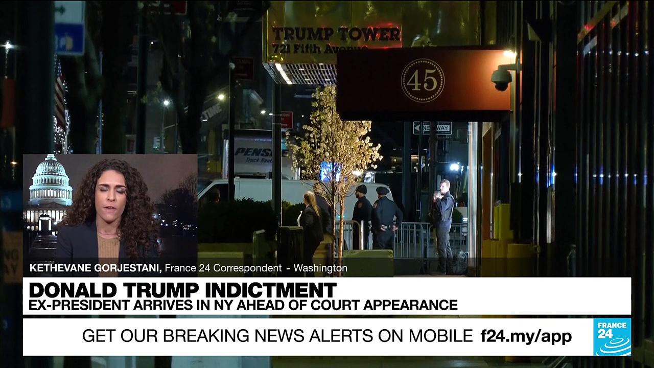 Donald Trump Indictment: Ex-President Arrives In - One News Page VIDEO