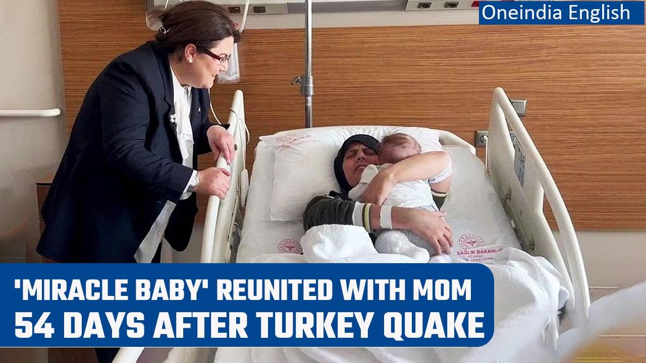 Turkey earthquake: 'Miracle Baby' that survived 128 hours in rubble reunited with mother | Oneindia
