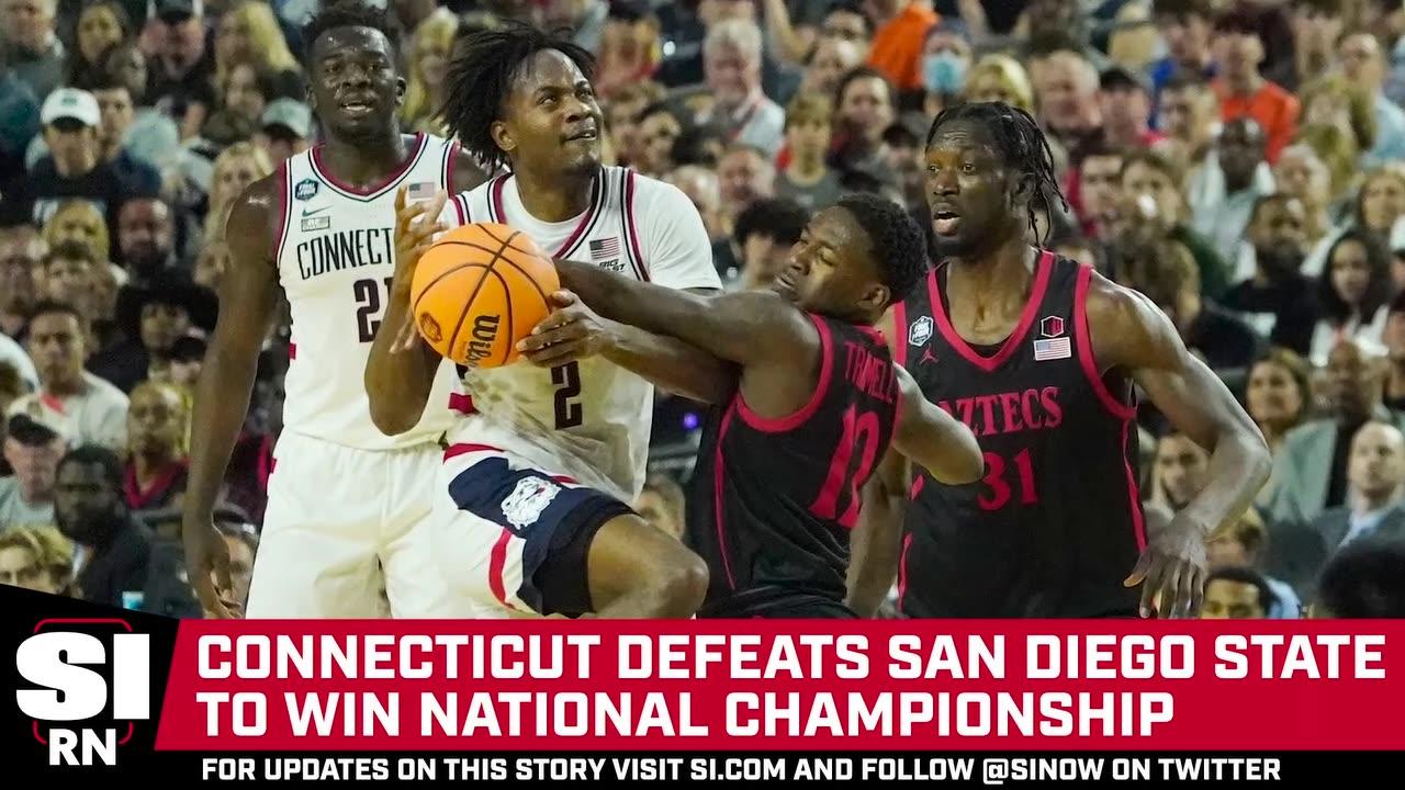Connecticut defeats San Diego State to win national championship