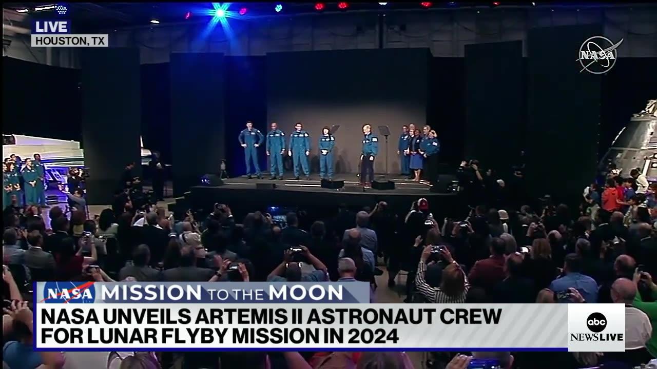 NASA announces crew for Artemis II mission in 2024[720p-HD]