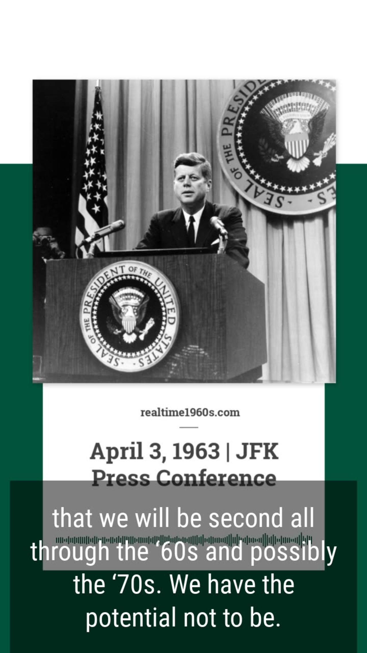 Apr. 3, 1963 | JFK on National Budget