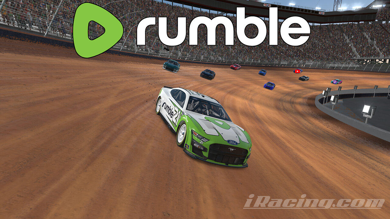 ONLY ON RUMBLE NEXT GEN NASCAR OUTDRIVES TWITCH STREAMERS @ BRISTOL MOTOR SPEEDWAY!