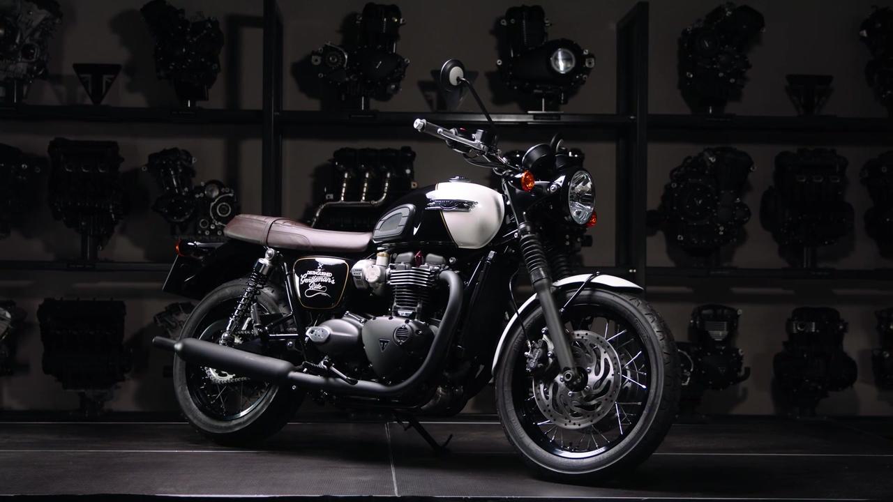 New Triumph Bonneville T120 Black DGR Edition - 250 examples to celebrate 10 years of partnership