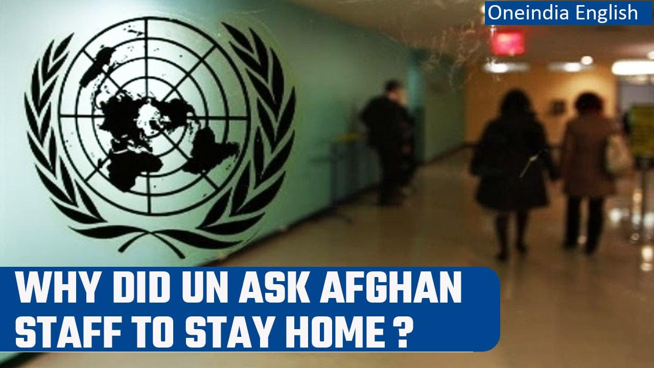 UN Afghan staff instructed to stay home as Taliban indicates possible UN female ban | Oneindia News