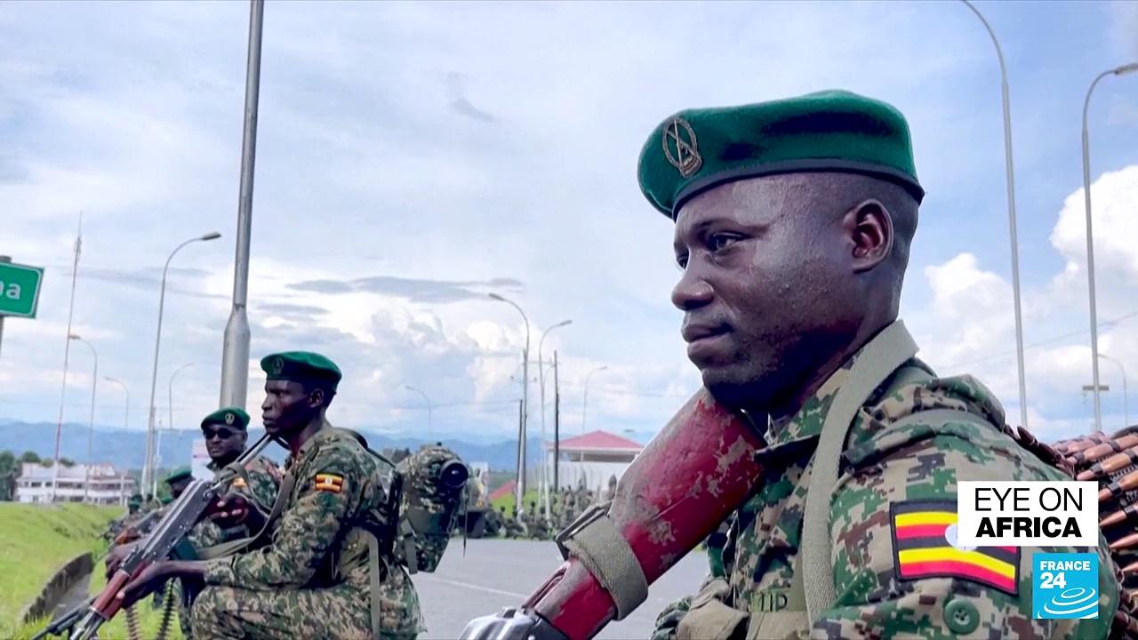 Ugandan and South Sudanese troops join regional force in east DR Congo
