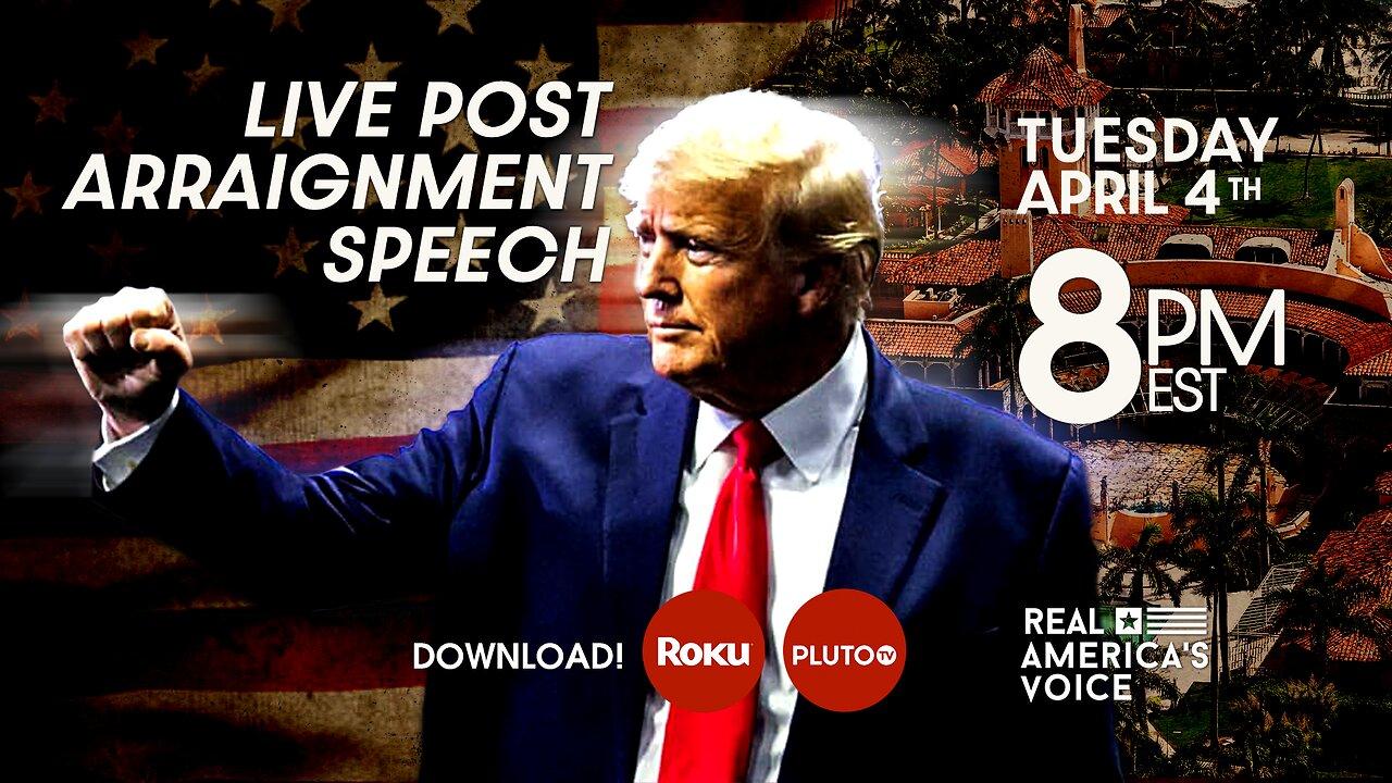 PRESIDENT TRUMP LIVE FROM MAR-A-LAGO TONIGHT AT 8PM EST