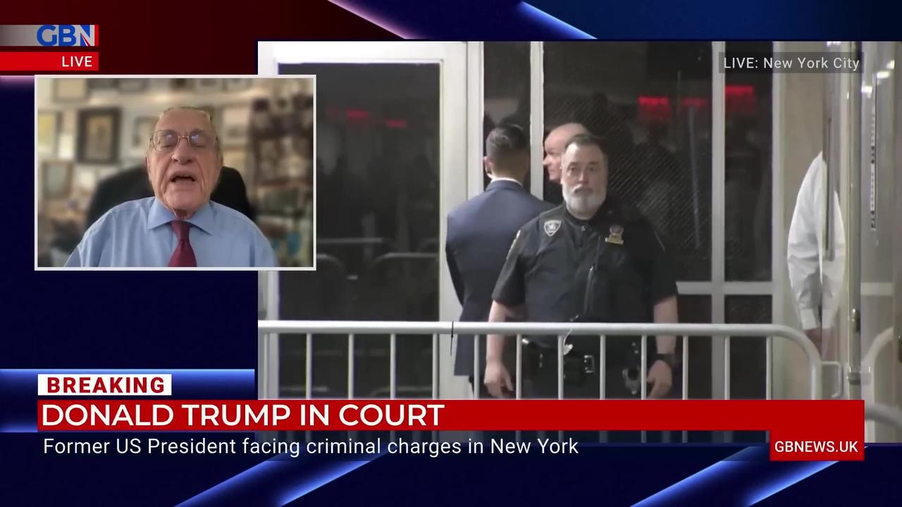 Dershowitz Seems Angry About Bragg Bringing Weak Charges Against Donald trump