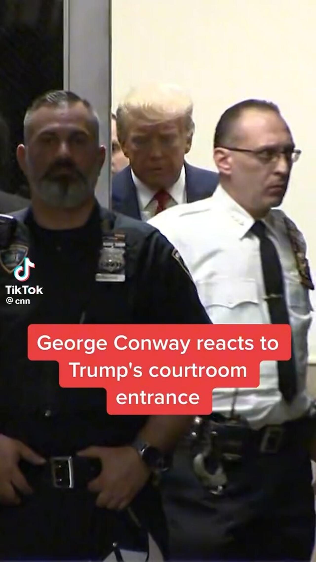 George Conway’s Reaction To Trump’s Courtroom Entrance!
