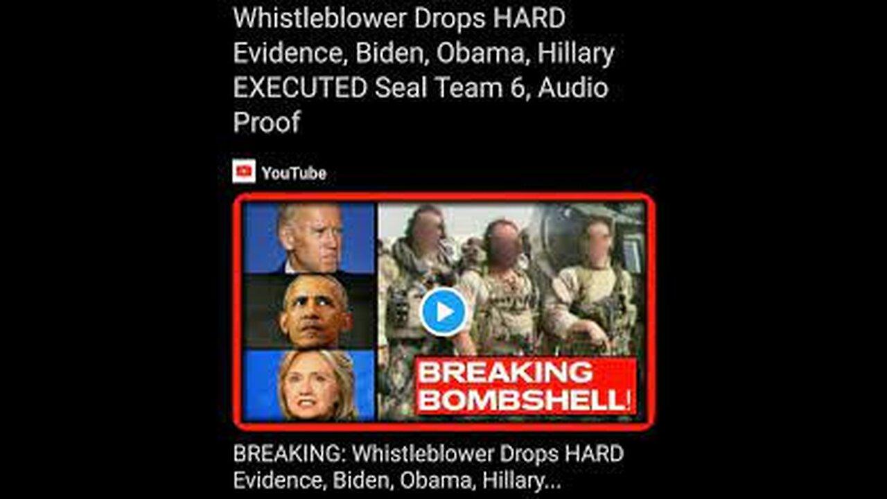 Banned Video. Whistleblower Drops HARD Evidence, Biden, Obama, Hillary. EXECUTED Seal Team 6,