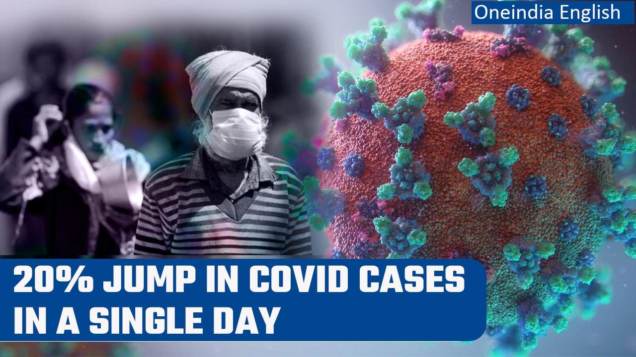 India: New Covid cases cross 5,000 mark in last 24 hours, highest in 195 days | Oneindia News