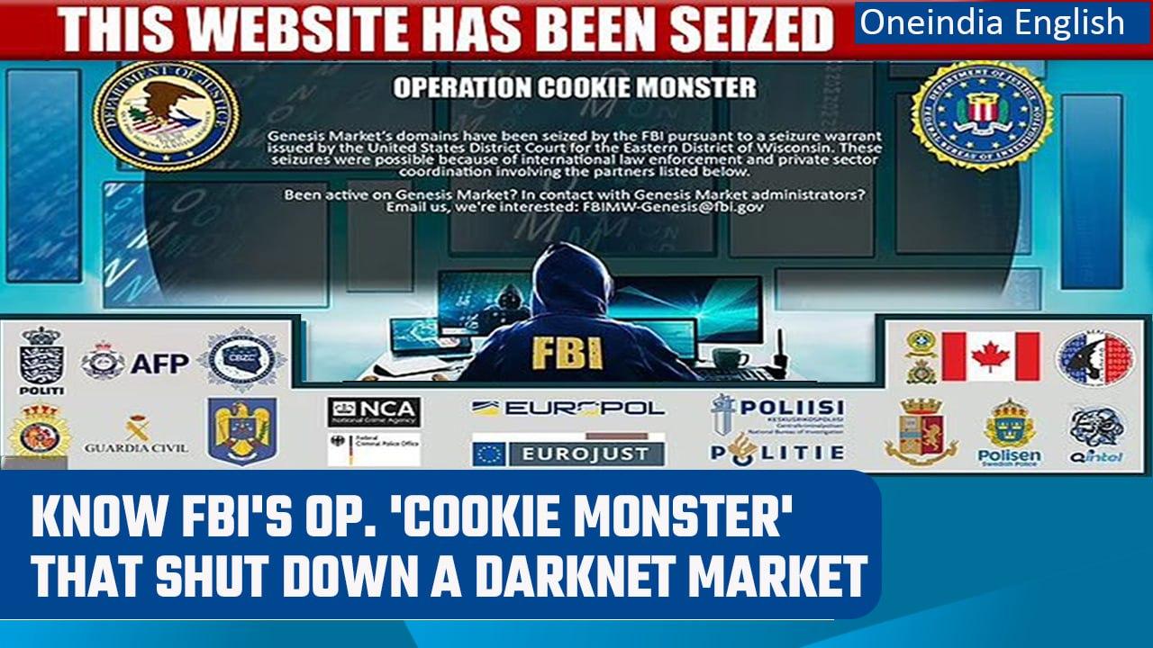 FBI-led Op. 'Cookie Monster' shuts down a large-scale illicit darknet market | Oneindia News