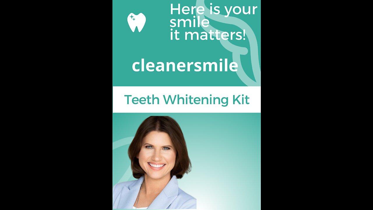 cleanersmile[2023]Teeth Whitening Kit One News Page VIDEO
