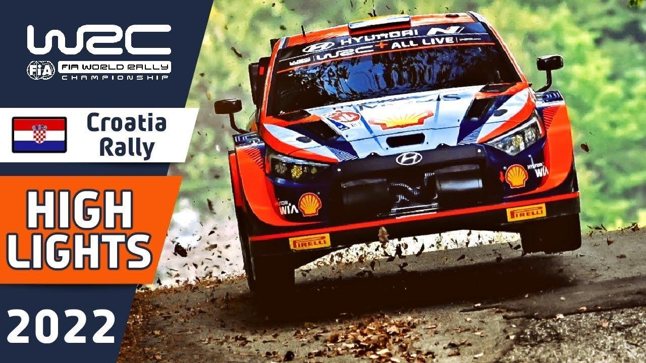 WRC Rally Shakedown Highlights : WRC Croatia Rally 2022