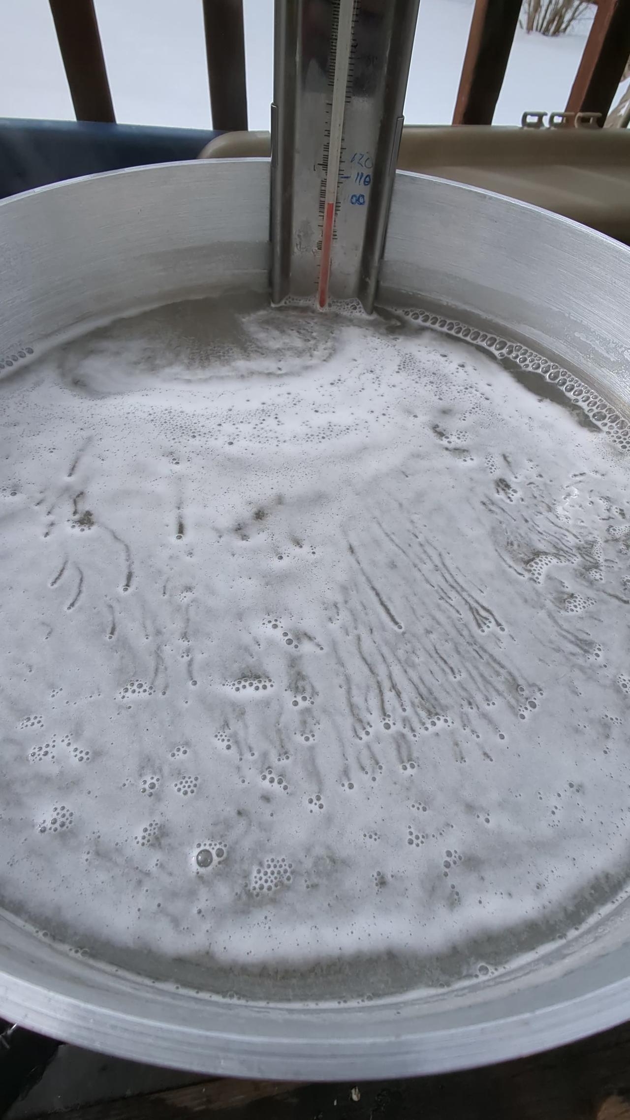 Boiling another batch of Maple syrup One News Page VIDEO