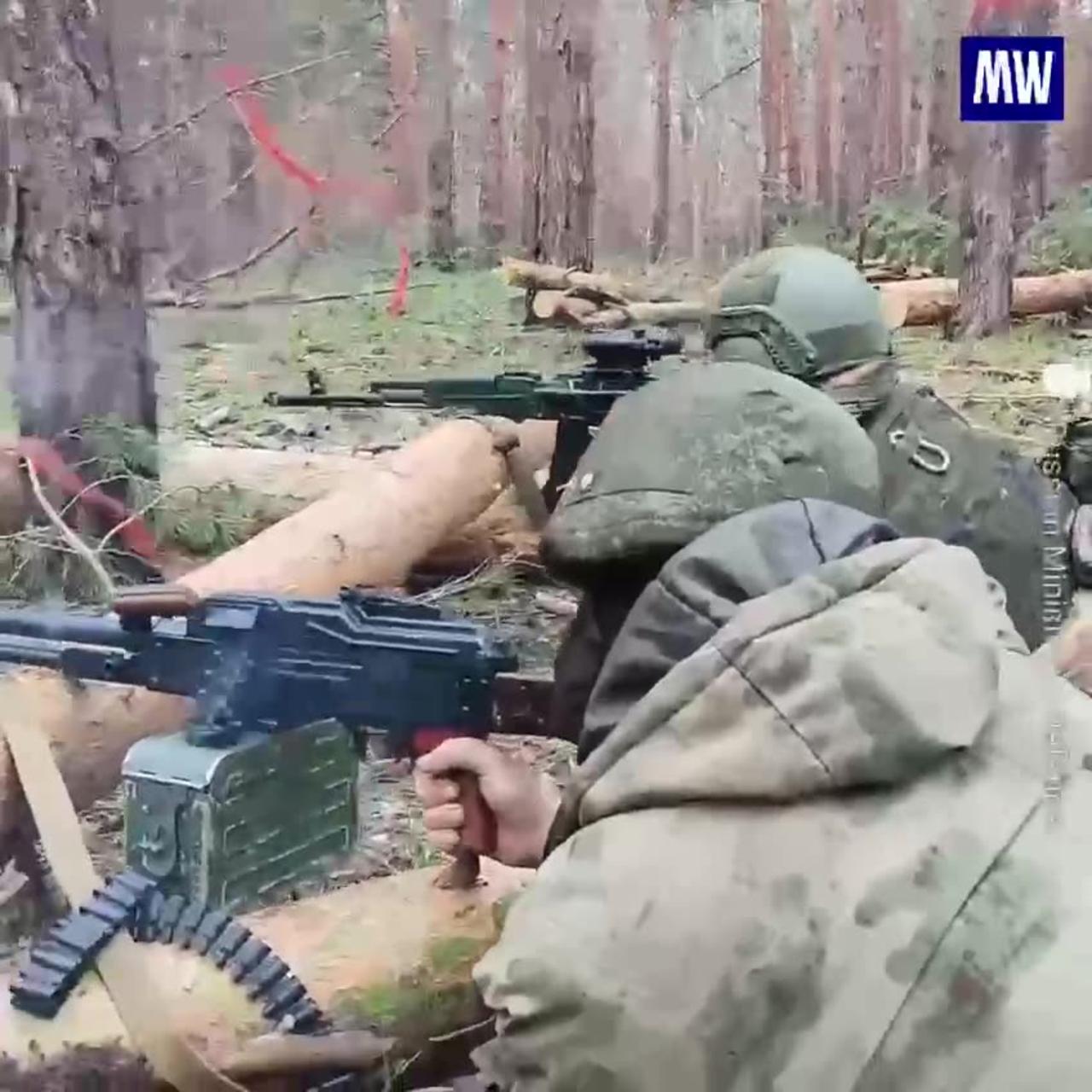 Russian Airborne Forces units conducting active defence