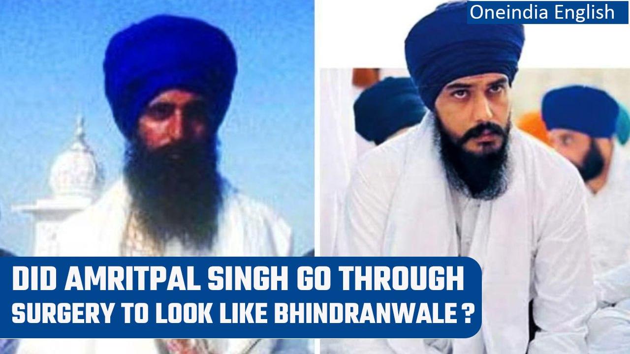 Amritpal Singh underwent surgery in Georgia to look like Bhindranwale, claims sources |Oneindia News