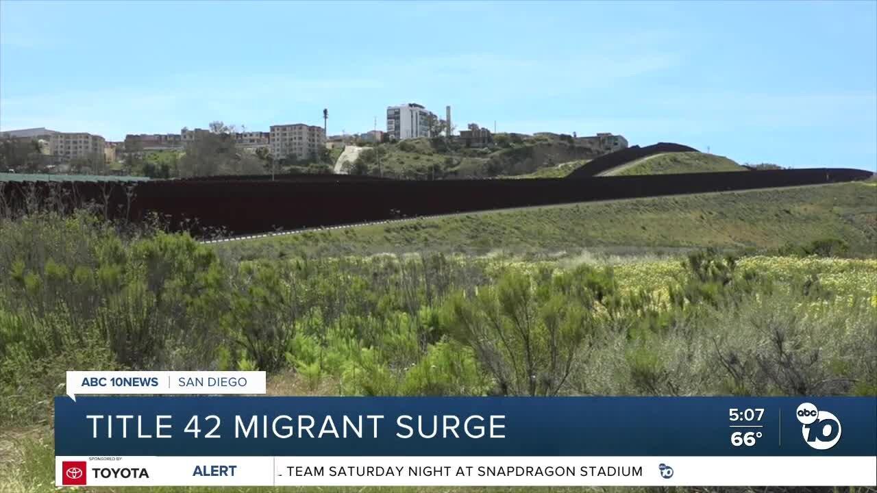 Border Patrol Sees Spike In Migrant Crossing One News Page Video 