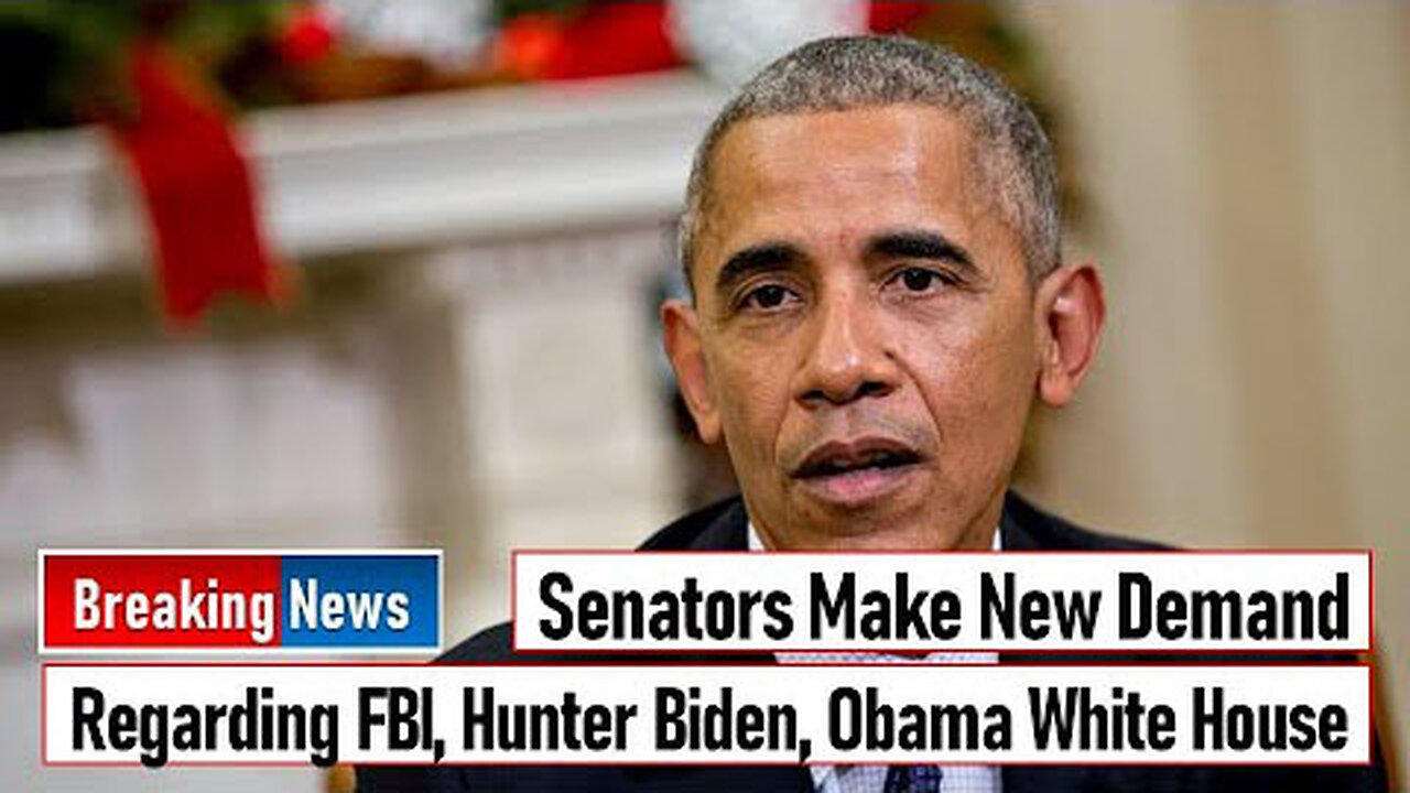 SENATORS MAKE NEW DEMAND REGARDING FBI, HUNTER - One News Page VIDEO