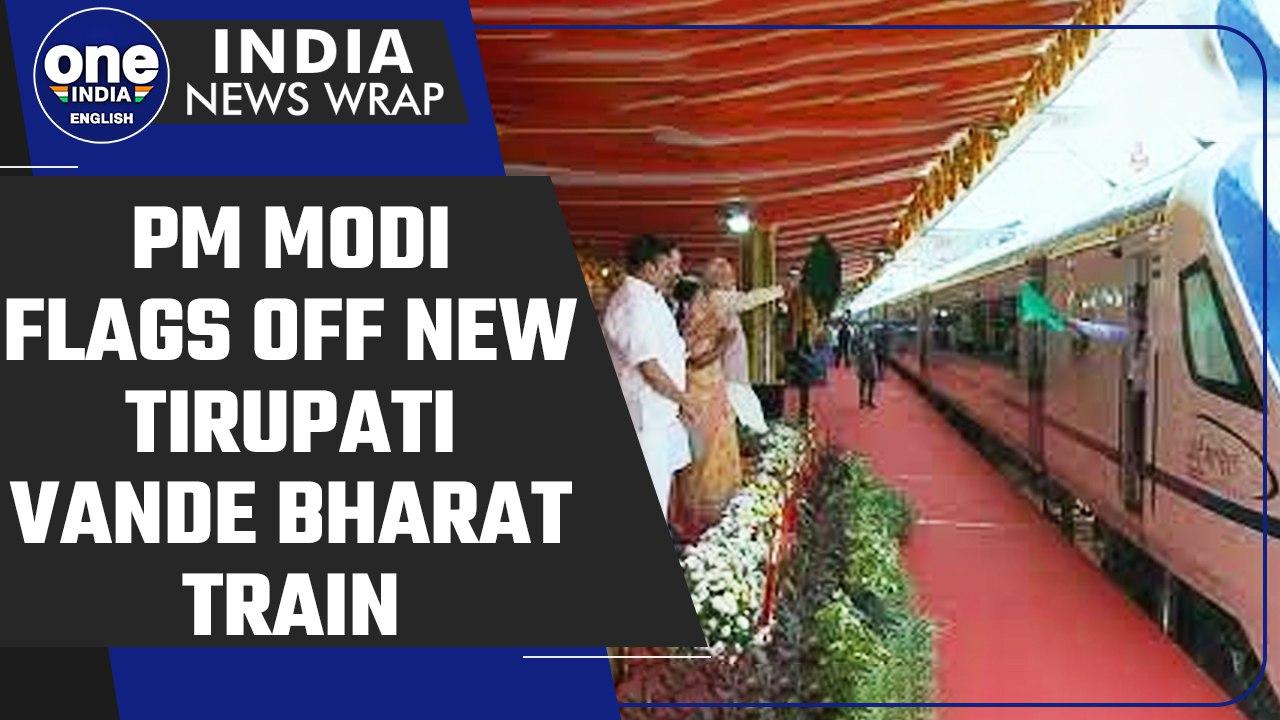 PM Modi flags off Secunderabad-Tirupati Vande Bharat Express train in Hyderabad | Oneindia News