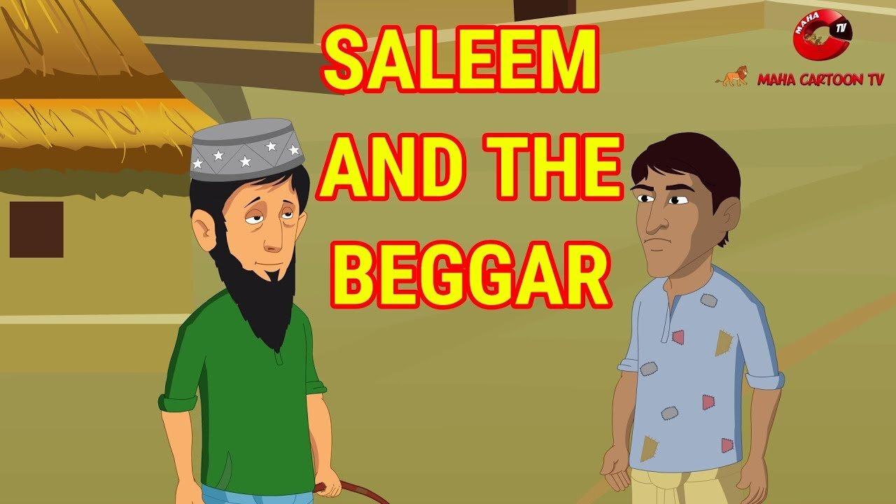 Saleem And The Beggar | Moral Stories for Kids in English | English Stories for kids | Gorubaba