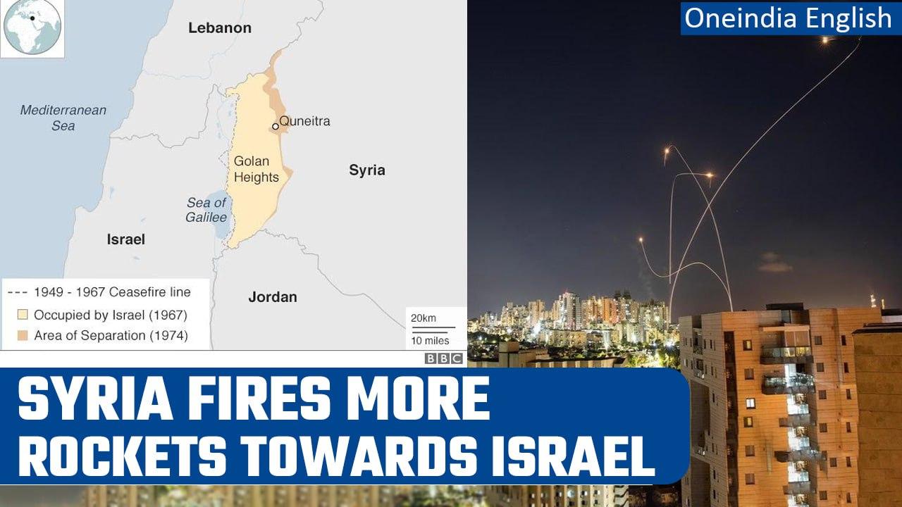 Israeli Military Says 3 Rockets Fired From Syria - One News Page VIDEO