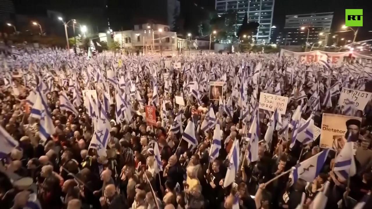 Tel Aviv sees another round of anti-govt protests