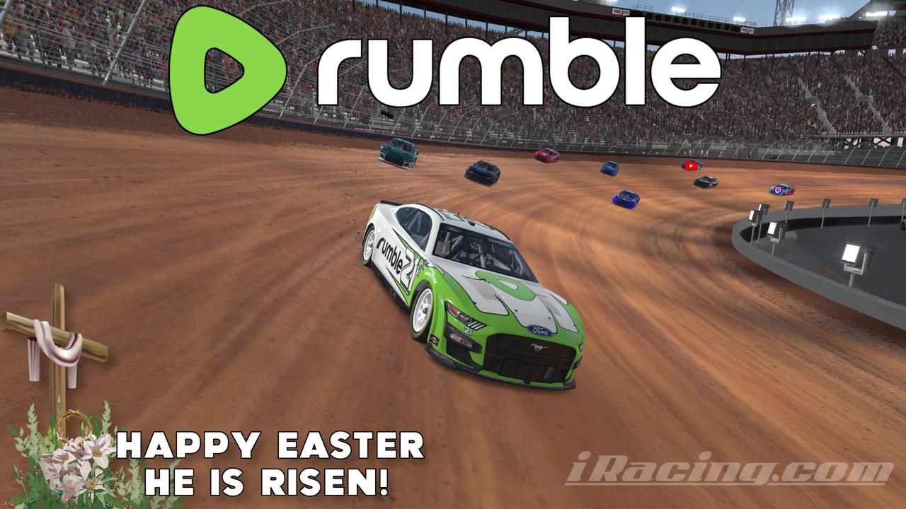 ONLY ON RUMBLE! EASTER SUNDAY NASCAR @ BRISTOL MOTOR SPEEDWAY! DESTROYING TWITCH STREAMERS ON iRACING!