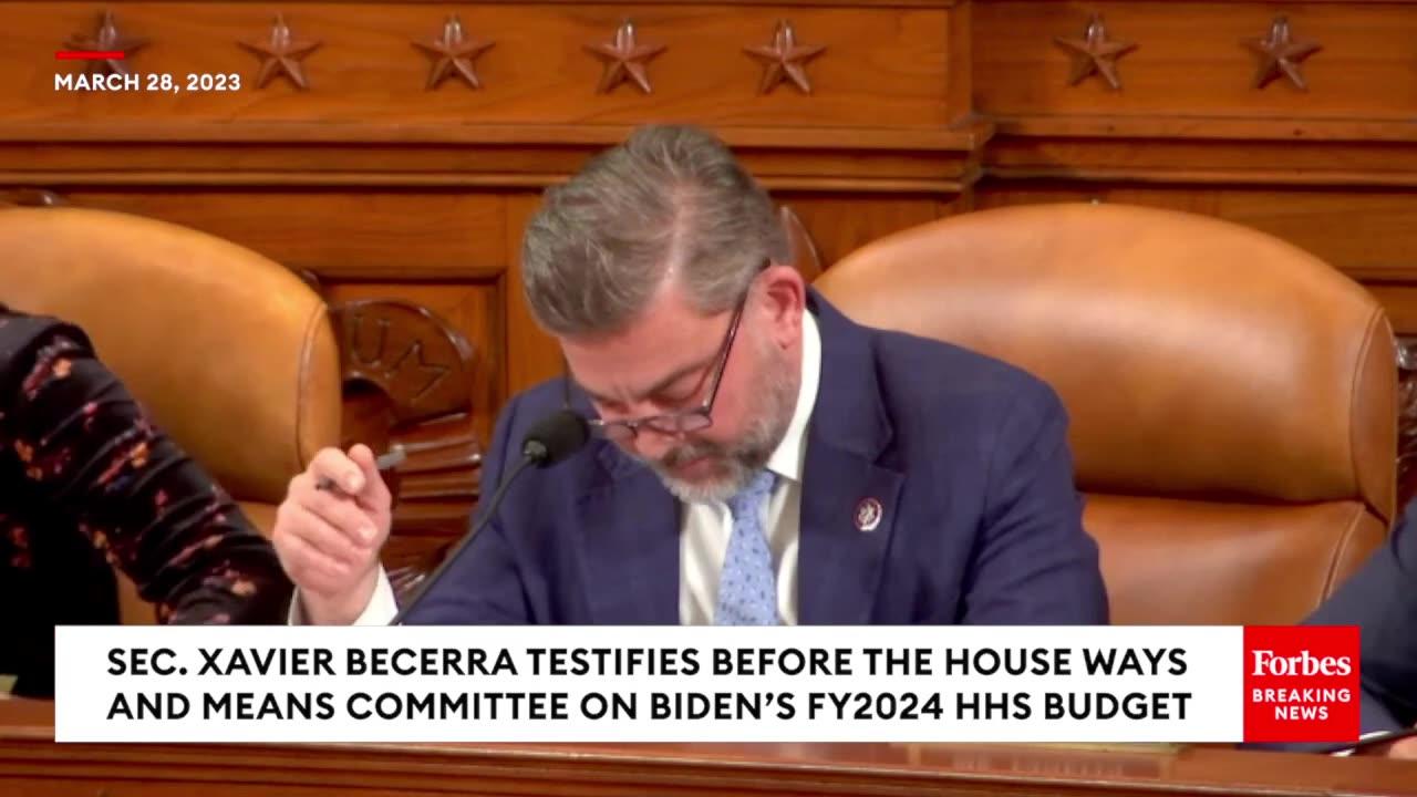 GOP Lawmaker Asks Xavier Becerra Point Blank What He's Doing To Stop Fentanyl From Entering The US