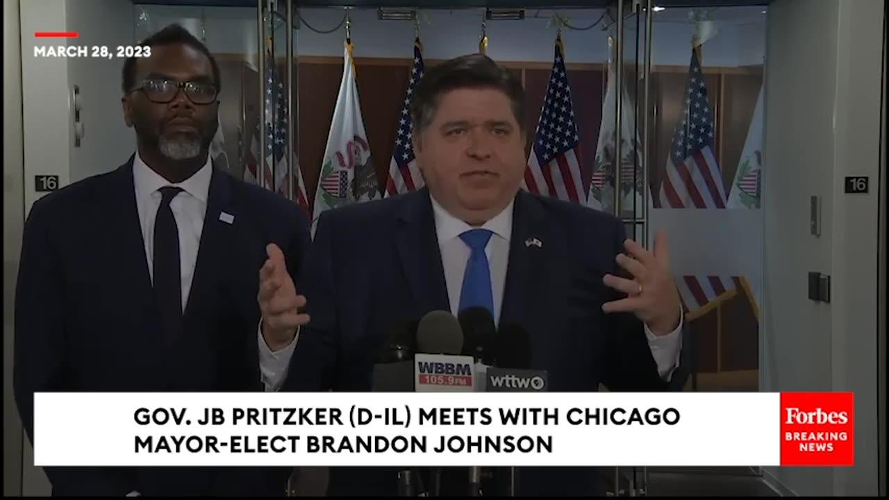 JUST IN- Illinois Gov. JB Pritzker Meets With - One News Page VIDEO