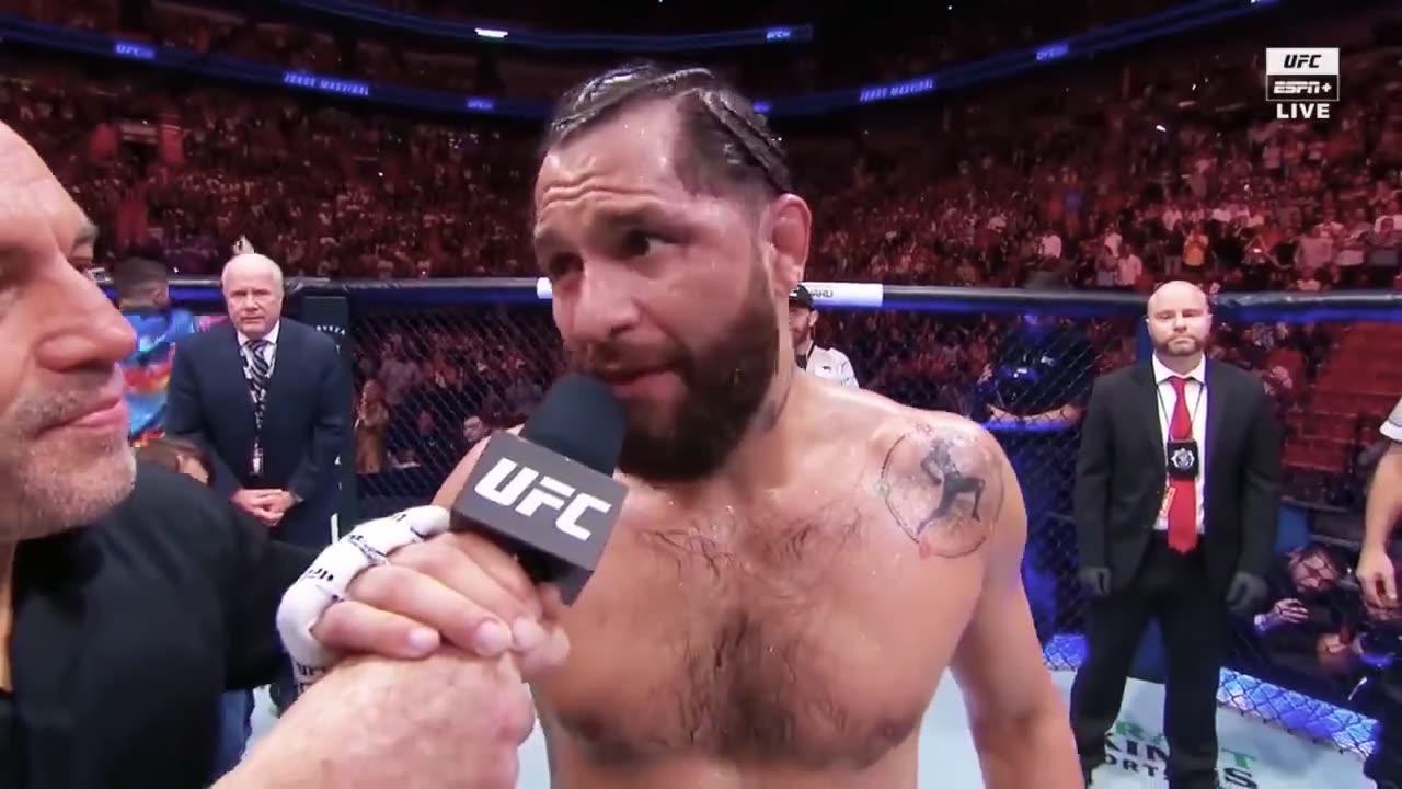 Jorge Masvidal Gives EPIC Shoutout To The “Greatest President In The History Of The World"