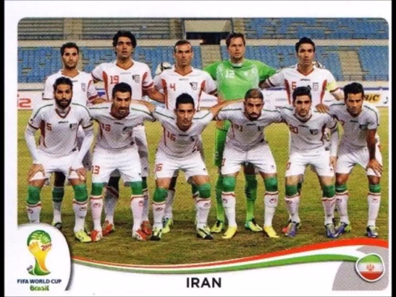 PANINI STICKERS IRAN TEAM WORLD CUP 2014