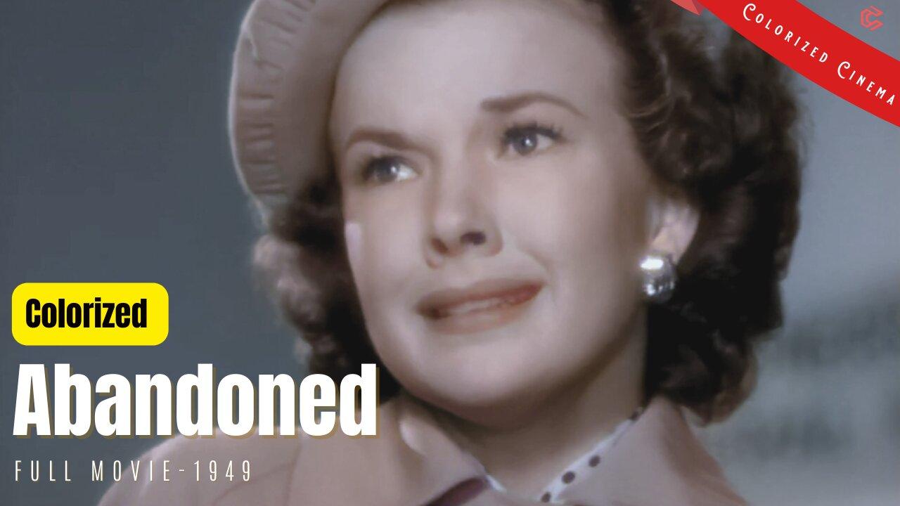 Abandoned 1949 | Colorized | Subtitled | Crime Film Noir | Dennis O'Keefe, Gale Storm, Jeff Chandler