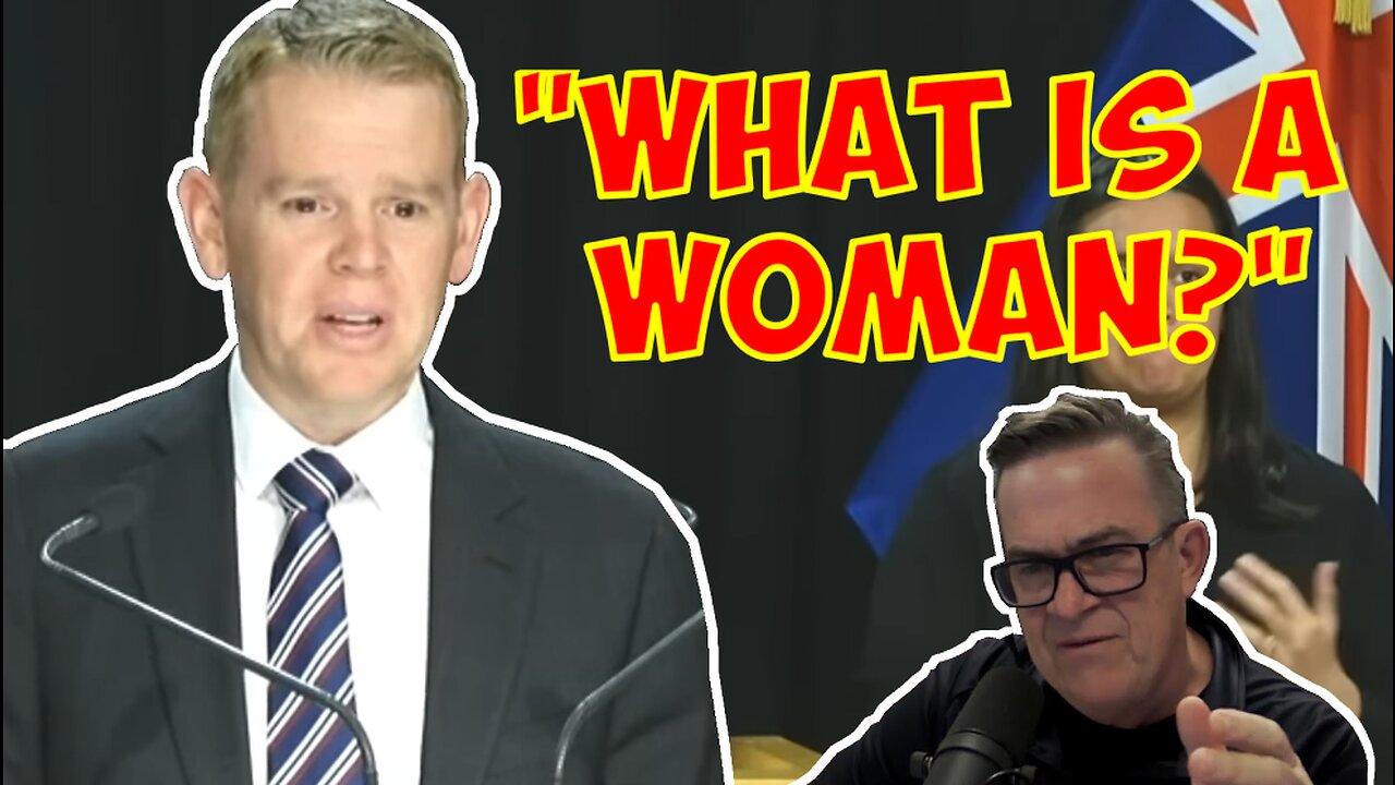 New Zealand Prime Minister Chris Hipkins Asked "What is a Woman"