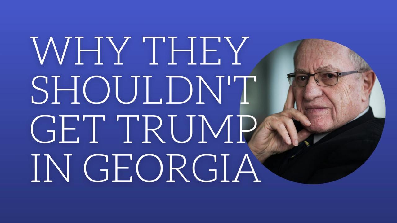 Why they shouldn't Get Trump in Georgia