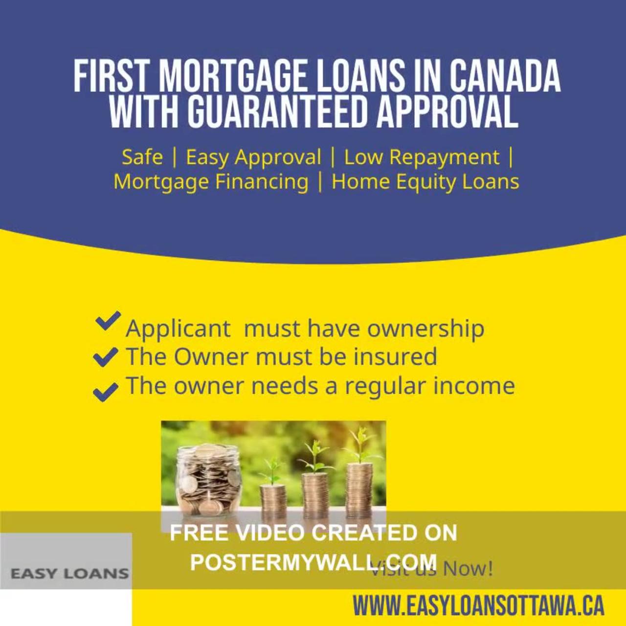 First Mortgage Loan Company In Ottawa