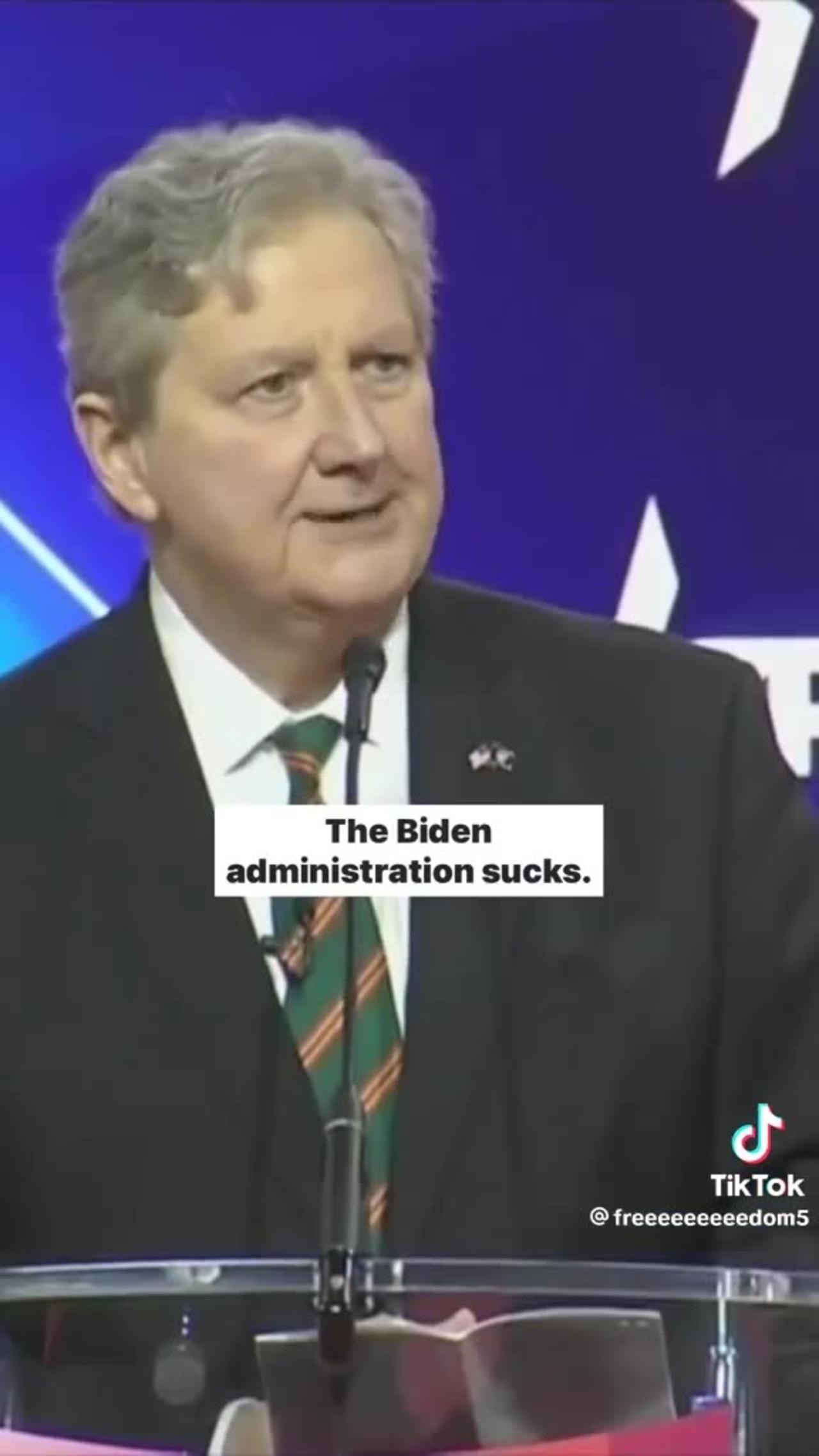 Senator Kennedy, love the way he says it - One News Page VIDEO