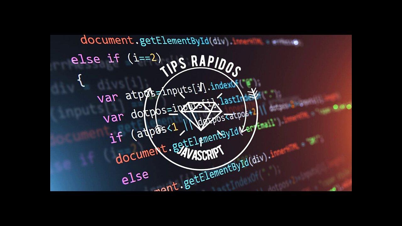 Tips rapidos de Javascript / abs One News Page VIDEO