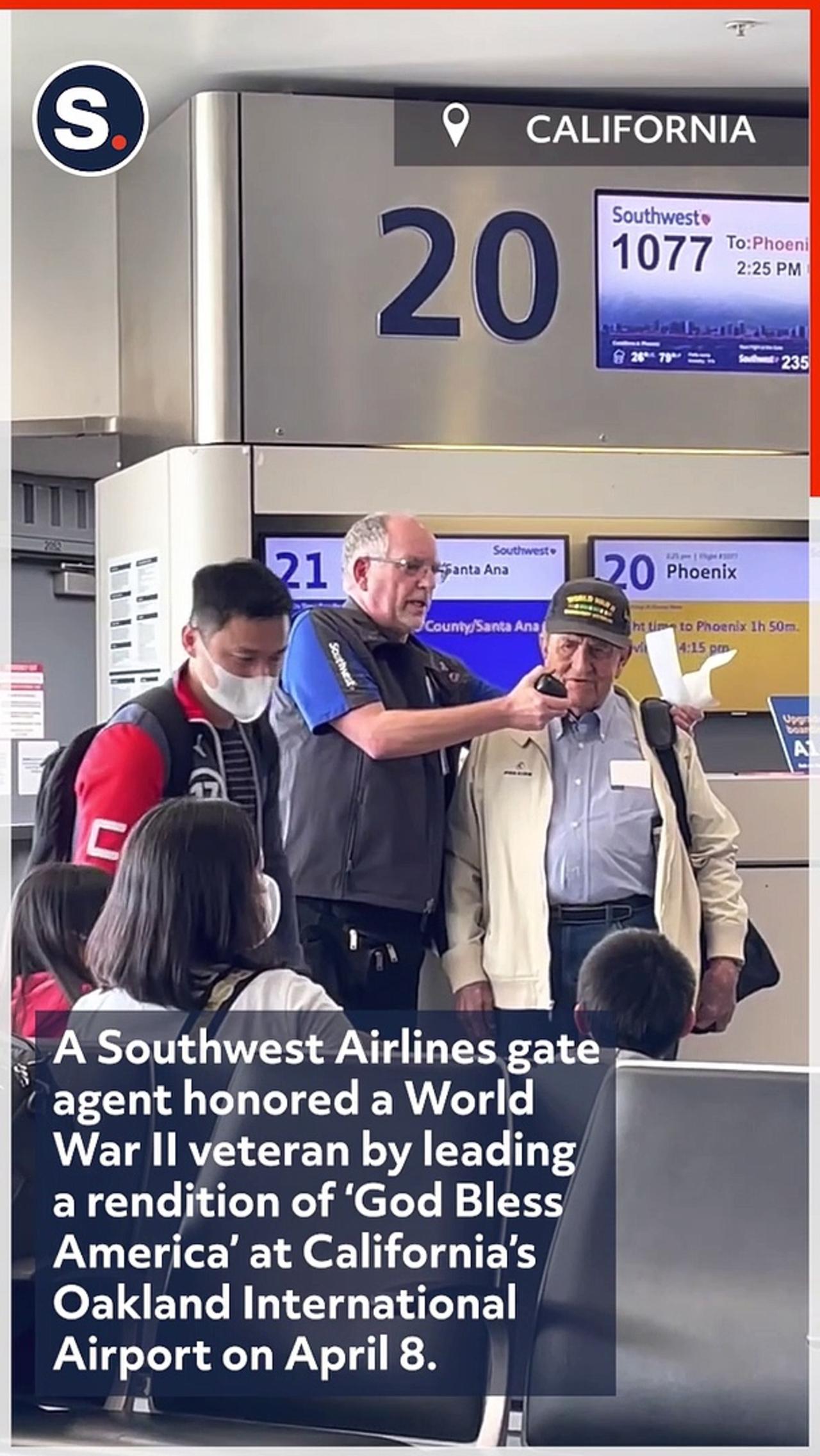 Southwest Agent Honors WWII Veteran at Oakland One News Page VIDEO